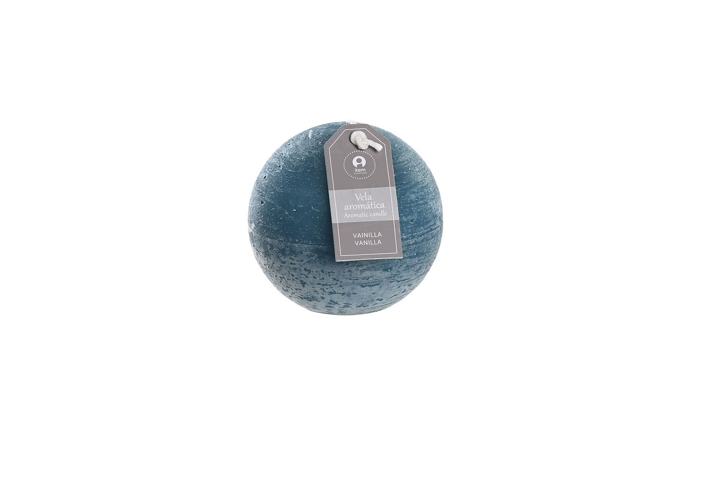 VELA CERA 7,5X7,5X7,5 188 GR 35 HORAS TURQUESA